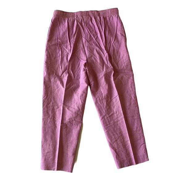 Liz Baker Linen Cotton Blend Pants - Picture 1 of 4
